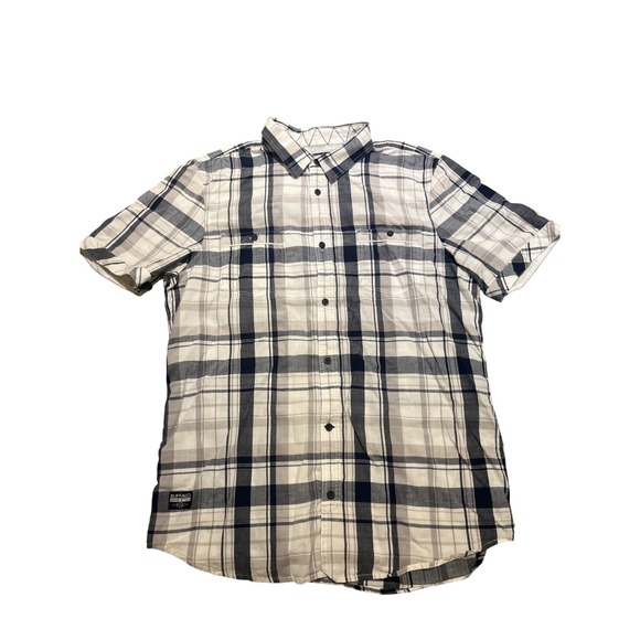Other - Buffalo David Bitton Men's Size XL/TP Plaid Short Sleeve Button Up Shirt